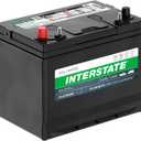 Interstate Batteries Marine/RV Battery 12V 70Ah 750CCA (24M-AGM) Dual Purpose Power Pure Lead AGM RV & Marine Starting Replacement Battery (Group Size 24) Boats, RV's