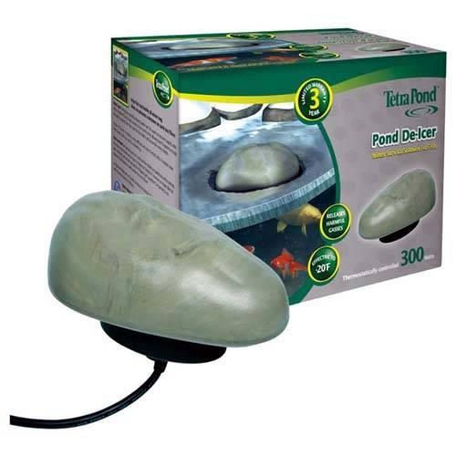 Tetra Pond De-icer, Thermostatically Controlled Rock Shape 300-watt