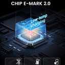 MRGLAS 3.2A USB C Charger Cable,[2-Pack, 10FT] USB A to USB C Right Angle Gold-Plated Type C Charger Fast Charging Durable Braided Cord for iPhone 17 16 15 Samsung S10 S9 Note 10 S21 LG-Grey