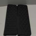 MEKASS L-Shaped Desk Elbow Pad for Desk, Memory Foam Elbow Support Padding with Non-Slip, 2-Piece Ergonomic Desk Edge Cushion, Wrist Comfort Support for Office Home (Diamond Black)