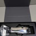 Andis 12660 Professional Master Corded/Cordless Hair Trimmer, Adjustable Carbon Steel Blade Hair Clipper for Close Cutting, Silver