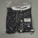 Girls Cardigan Sweater Kids Color Block School Uniforms Button Down Long Sleeve Knit Tops Tweens Winter Clothes (Black)