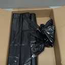 Plasticplace 95-96 Gallon Heavy Duty Black Trash Bags - Contractor Grade, Extra Large Garbage Bags for Construction & Outdoor Trash Cans, 1.2 Mil Thick, 61 x 68 (15 Count Roll)