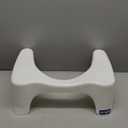 Squatty Potty Simple Curve Bathroom Toilet Stool 7" White