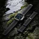 Odbeai Magnetic Sport Band Compatible with Apple Watch Ultra 3 2/Ultra Band for Men 49mm 46mm 45mm 44mm 42mm,Strong Magnet Outdoors Rugged Soft Silicone Strap for iWatch All Series 11 10 9-1 SE Men