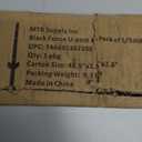 4 Feet Metal Fence Post Black, Pack of 5, for 36 Inch High Garden Welded Wire