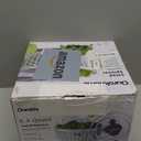 Ourokhome 6.3 QT Salad Spinner with Fully Removable Lid, Large Lettuce Dryer with One-Hand Press Pump, Instant Stop Brake Button and Retractable Handle, Vegetable Washer & Spinner for Greens and Herbs (Black)