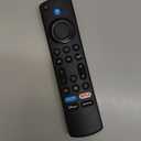 Replacement Firestick Remote Control Fit for Fire-Smart TV Cube, TV Stick 4K Max/4K/Lite/HD, Smart TV 3rd Gen, and Fit for All Insignia-Toshiba-Omni-Pioneer-Omni Mini-LED, Not for ROKU-TVs (Black)