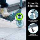 Aero Scooter for Kids 5-8 | Dynamic Lights, Hand Brake & Shock Absorption | Boys Girls 2 Wheels Kick Scooter | Foldable & Height Adjustable