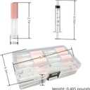 Mini Lip Gloss Tubes Empty With Wand Diy Lipgloss Making Kit For Small Businesses Pink Cute Containers Empty Lip Balm Tubes16PCS