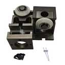 379060 Standard Bearing Block Kit with Roller for in-Wall Slide-Outs on RvIncludes Upper and Lower Blocks Rivets Exact-Match Component Replace OE 379060