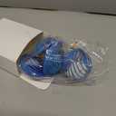 Jecery 5 Pcs Cat Spring Balls Toys Stretchable Rolling Balls Colorful Playful Coils Interactive Action Toy Caged Rats for Kitten Pet Supplies (Mouse,Blue White)