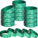 Liliaafar 50 Pack Vbs 2026 Bracelet Glow in the Dark Gospel Silicone Wristbands Illumination Patterned Religious Decorations Bible Rubber Bracelets Bulk for Vbs Event Activities Christian Party Gift