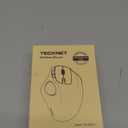 TECKNET Pro Wireless Trackball Mouse, Bluetooth Mouse with Ergonomic Thumb Control, USB-C Rechargeable, RGB Light Mice with Adjustable DPI, 3-Device Connectivity (BT or 2.4G),for PC/Mac/Laptop - Black