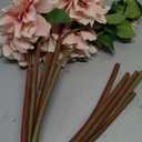 Silk Dahlia Artificial Flowers 24 Inch Long Stem - 5 Pack Fake Flowers for Wedding Bouquets,Home Decor,Spring Easter Flowers,Table Arrangements-Faux Dahlia Floral (Pink1)