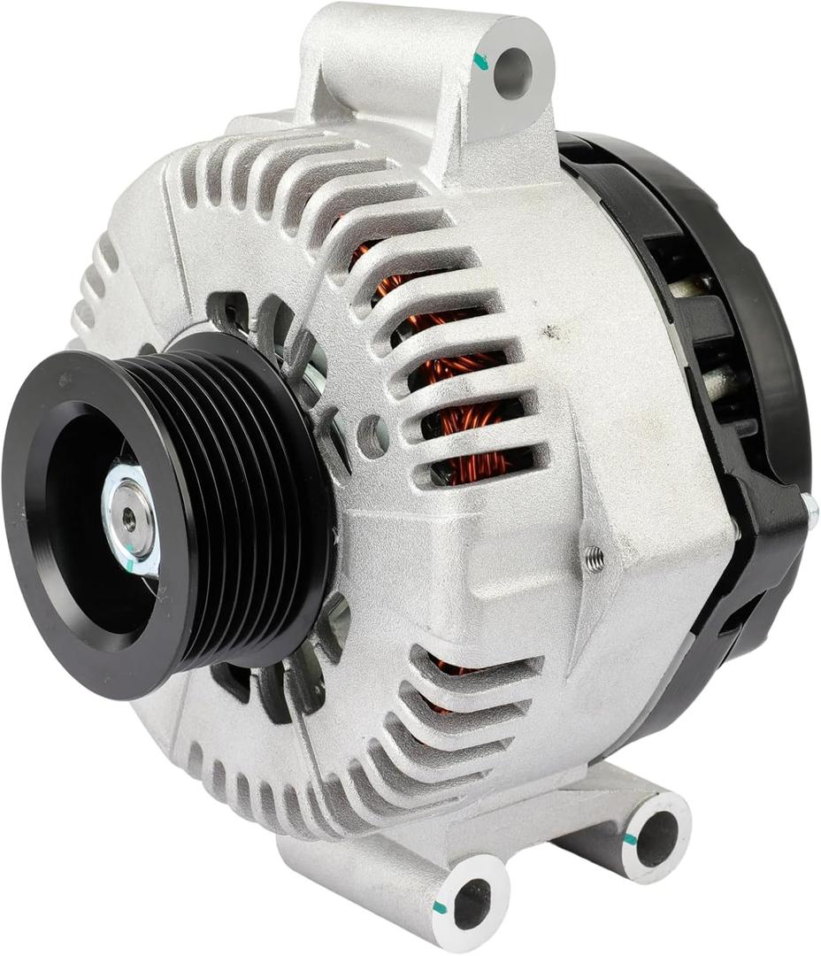 SCITOO Alternator Fits for Ford for F-250 Super Duty 6.4L & for F-350 Super Duty 6.4L & for F-450 Super Duty 6.4L & for F-550 Super Duty 6.4L 2008-2010 12V 130Amp CW S8 Pulley Class 7C3T10300CA