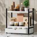 Boulphia 2-Tier Bathroom Organizer (White - New)