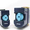 Moen Flo Smart Water Monitor and Automatic Shutoff Sensor, Wi-Fi Connected Water Leak Detector for 1-1/4-Inch Diameter Pipe, 900-002