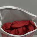 Phating Burgundy Red Valance - Waterfall Swag Valance for Window Toppers Window Cutains for Bedroom (1 Panel, Wine Red, W89 inch)