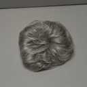 REECHO Hair Topper, Short Wiglet Hair Topper for Women with Thinning Large Coverage Synthetic Top Crown Hairpiece for Women - Silver Mist