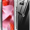 2 x Designed for Google Pixel 9A Case Clear,Transparent Shockproof Protective Phone Cases Slim Cover for Google Pixel 9A Case-Clear