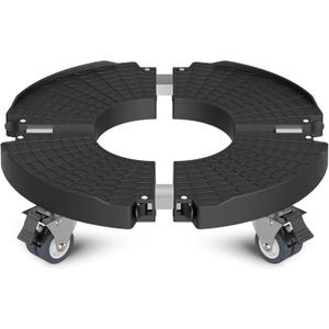 Plant Stand with Wheels 440LBS Load,1Pack, Adjustable 15-22",Black