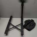 Folding Hand Truck, Portable Mobile Trolley with 4 Wheels, 500 LBS Load-Bearing, Compact and Lightweight for Luggage, Camping,Travel, Moving, Shopping, Easy to Store, Black