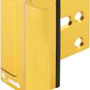 Prime-Line U 114706 New and Improved Door Reinforcement Lock with Integral Pull Extra, High Security to Your Home and Prevent Unauthorized Entry 3 in. Stop, Solid Brass, Polished (Single Pack)
