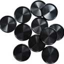 Premium Aluminum Discbound Planner Discs  11 Pack  Smooth Page Turning  Compatible with Happy Planner, TUL, ARC  FeroniArt (Black, 1)