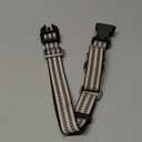 Martingale Dog Collar, Adjustable Nylon Reflective Collar with Quick Release Buckle (Pink Ivory, Large)