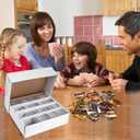 Collector Card Storage Box,Hold 3120 Count Trading Cards Box,White Sports Card Boxes Card Sorting Tray Card Sleeve Cases Card Collection Box for Soccer Basketball Cards (1 Set)