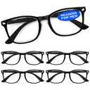 CCVOO Reading Glasses for Women/Men, Eyeglasses, Blue Light Readers for Women/Men, Computer Eye Glasses, Cheaters 3.0