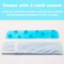 Perineal Cooling Pad, Hot and Cold Pads for Postpartum, Perineal Ice Pack, Instant Cold Therapy Packs, Gel Bead Ice Pack, Reusable Ice Packs, Instant Cooling Relieves Pain (Blue-Circle)