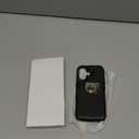 Folosu Compatible with iPhone 17 Case Wallet with Card Holder, 360Rotation Finger Ring Holder Kickstand, RFID Blocking Leather Protective Double Buttons Shockproof Cover 6.3 Inch Black