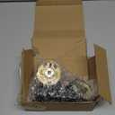 Front Door Lock Set Exterior Door Lock Set with Deadbolt, Single Cylinder Deadbolt Lock and Door Knob Set, Keyed Alike, Matte Black Door Knob and Deadbolt Set (1Pack Set)