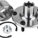 KUSATEC 518509 Front Wheel Bearing and Hub Assembly Compatible with 1992-2003 Lexus ES300 RX300, 1992-2004 Toyota Avalon Camry Sienna Solara, 5 Lug Bolts without ABS
