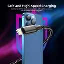 2 x iPhone Charger Fast Charging Cord 3 Pack 10 FT Apple MFi Certified Lightning Cable Nylon Braided iPhone Charger Cord Compatible with iPhone 13 12 11 Pro Max XR XS X 8 7 6 Plus SE iPad and More (BlackWhite)