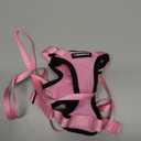 rabbitgoo Cat Harness and Leash for Walking, Escape Proof Soft Adjustable Vest Harnesses for Cats, Easy Control Breathable Reflective Strips Jacket, Pink, XS