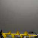 Jiffy Hand Auger, Flip-Down, Extendable, 8-Inch, Steel, Yellow, J4658