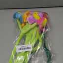 Tplay Flower Plush Stuffed for Toddlers: Bendable 0-Poke Encased Stems - Safe Play Girl Toy - Smiley Bouquet Buddy for Separation Anxiety Valentine Gift Age 2-5