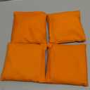 GoSports Classic Cornhole Bean Bags Set of 4-16 Colors - Regulation All Weather, Mix and Match (Orange)