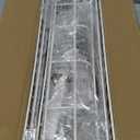 YBING Over The Door Organizer with Hooks Door Hanger Towel Rack with 3 Mesh Baskets Back of Door Hanging Shelf Organizer Behind Door Pantry Organizer for Bathroom Bedroom White