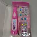 kidzkube Kids Hair Gem Stamper Kit, Bling Hair Jewels for Girls Toys, Hair Styling Tool with Reusable Shining Diamonds, Birthday Gifts Toys for Girls Ages 3 4 5 6 8-12, Quick Gems Hair Jeweler (Pink)