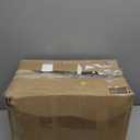 Farmhouse Dining Room Rugs for Under Table - 8x10 Washable Light Blue Area Rug for Living Room, Bedroom, Waterproof & Stain Resistance