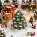 2 x ARVIDSSON Christmas Essential Oil Diffuser, Festive Aromatherpay Diffuser for Essential Oils, Ceramic Ultrasonic Oil Diffusers for Home, Christmas Tree Diffusers Gift for Women