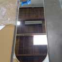 HARRITPURE 64"x21" Arched Full Length Mirror Floor Mirrors with Aluminum Alloy Frame Free-Standing Wall Mounted or Leaning Large Bedroom Dressing Mirror Modern & Contemporary Decor for Home,Gold