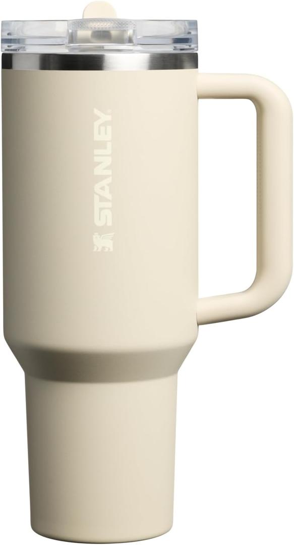 STANLEY Quencher ProTour Flip Straw Tumbler with Leakproof Lid | Built-In Straw & Handle | Cupholder Compatible for Travel | Insulated Stainless Steel Cup | BPA-Free, 40 Ounces