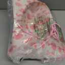 Cow Print Cowboy Hat with Feathers, Heart Sunglasses and Bandana for Women Western Party Cowgirl Costume Accessory (Pink & White)