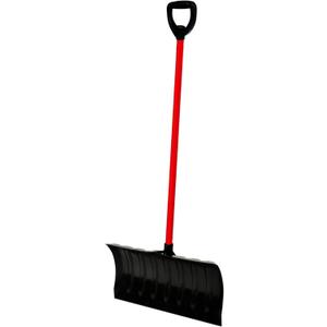 ERA Infinity Snow Shovel  21-inch Pusher-Style Blade, Red/Black