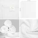 GOLD TEXTILES Bulk Pack 60 Pcs (5 Dozen) White Economy 15x25 Inches Basic Hand Towel - 2.25 lb/dz